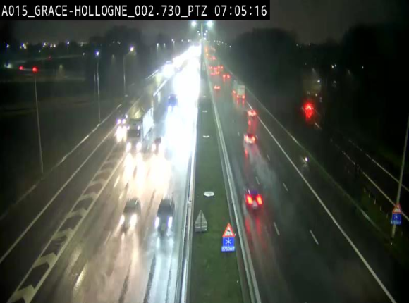 Caméra trafic Belgique - Grâce-Hollogne - E42, jonction avec A604, direction Loncin/Aéroport de Liège -  BK 3.2