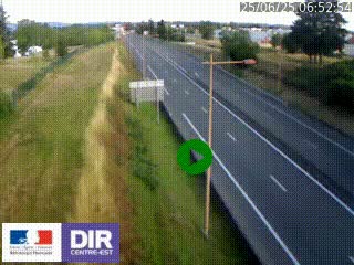 Webcam à Mably, à proximité de Roanne en direction de Moulins sur la N7