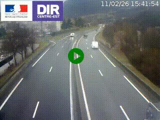 Caméra sur la Nationale 90 (N90) à La Léchère, en direction et à proximité d'Albertville