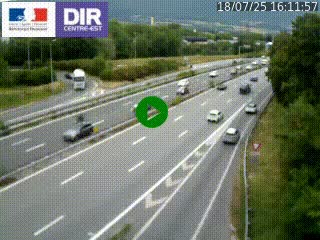 Caméra routière à hauteur de la sortie 15 Chambéry-centre au PK 4,103 en direction d'Albertville