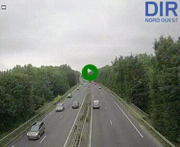 Webcam sur le périphérique de Caen (N814) à l'est de la ville, à Mondeville hauteur de la sortie 2, Presqu'île-Rives de l'Orne, au bout de l'autoroute A13