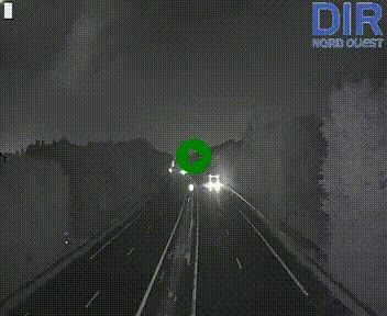 Webcam sur le périphérique de Caen (N814) à l'est de la ville, à Mondeville hauteur de la sortie 2, Presqu'île-Rives de l'Orne, au bout de l'autoroute A13