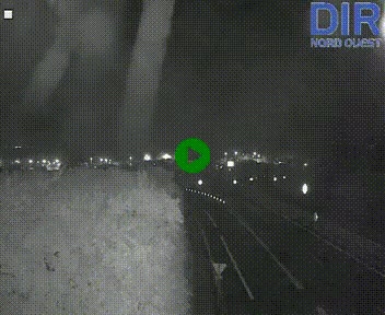 Webcam au début de l'A84 sur le périphérique Ouest de Caen (N814) à hauteur de la sortie 9, Porte de Bretagne