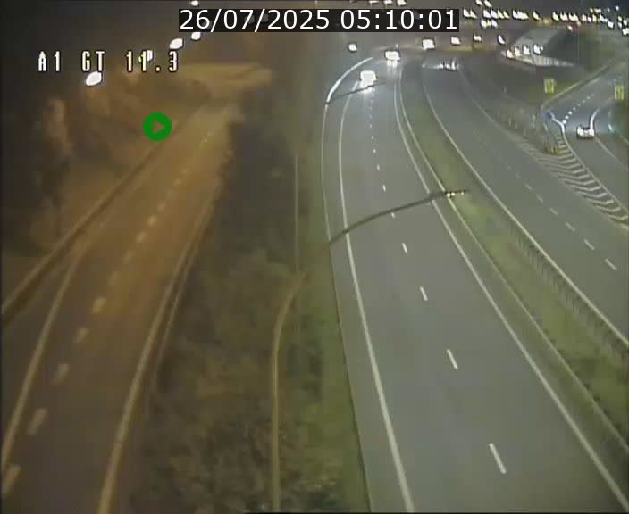 Traffic live webcam Luxembourg Senningerberg - A1 direction Allemagne - BK 11.3