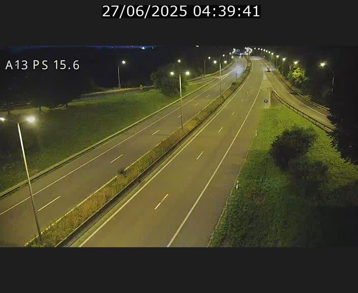 Traffic live webcam Luxembourg Kayl - A13 direction Dudelange - BK 15.6