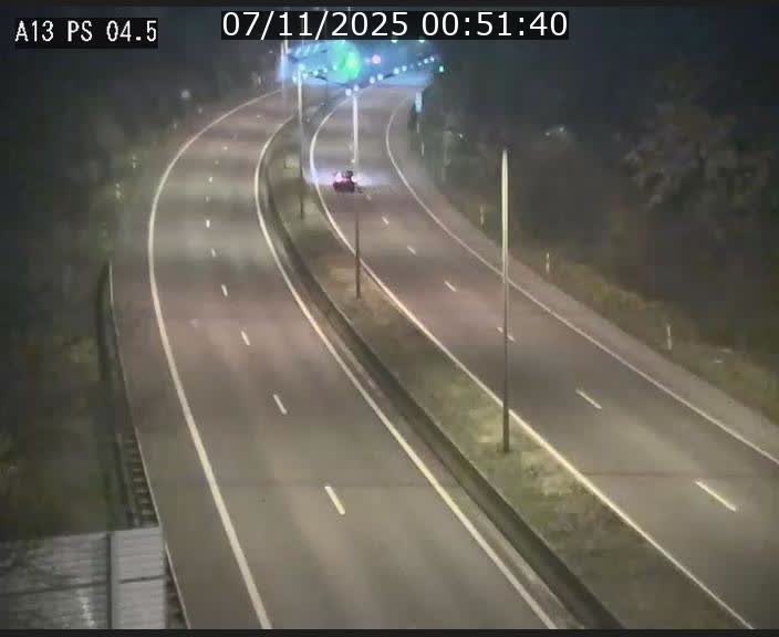 Traffic live webcam Luxembourg Differdange - A13 direction Esch-sur-Alzette - BK 4.5