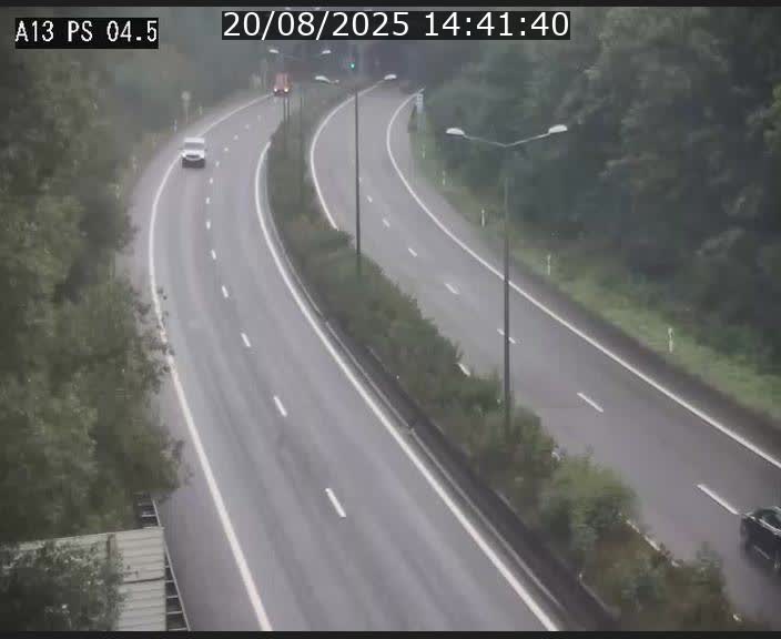 Traffic live webcam Luxembourg Differdange - A13 direction Esch-sur-Alzette - BK 4.5
