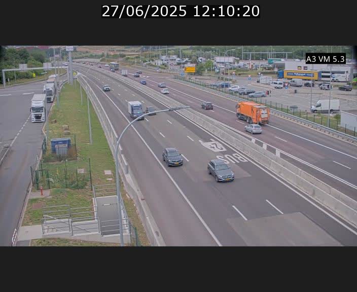 Traffic live webcam Luxembourg Aire de Berchem - A3 - BK 5 - direction France