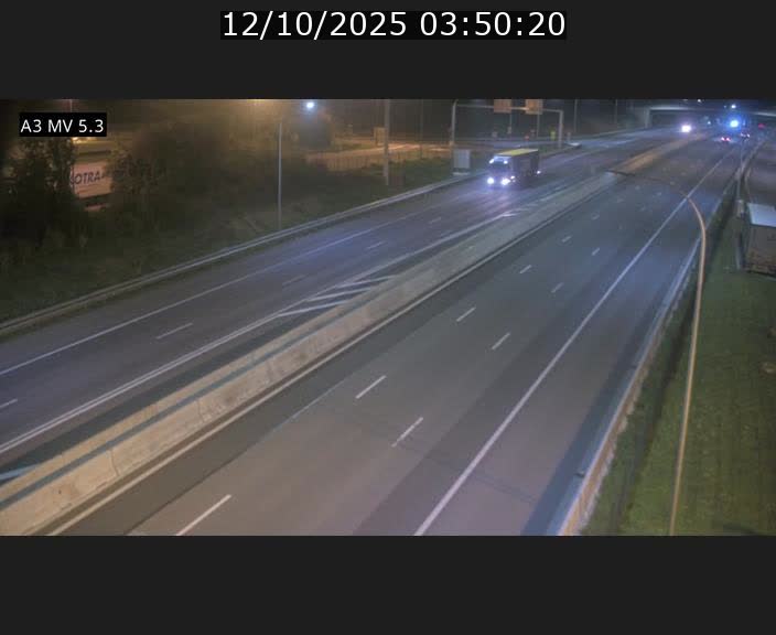 Webcam à l'Aire de Berchem au Luxembourg sur l'A3. Vue orientée vers la France