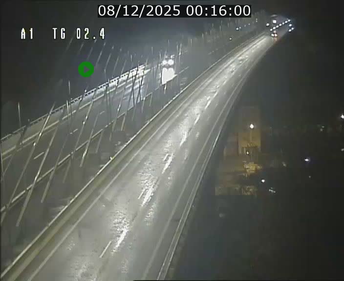 Traffic live webcam Luxembourg Sandweiler - A1 direction Luxembourg-ville - BK 2.4