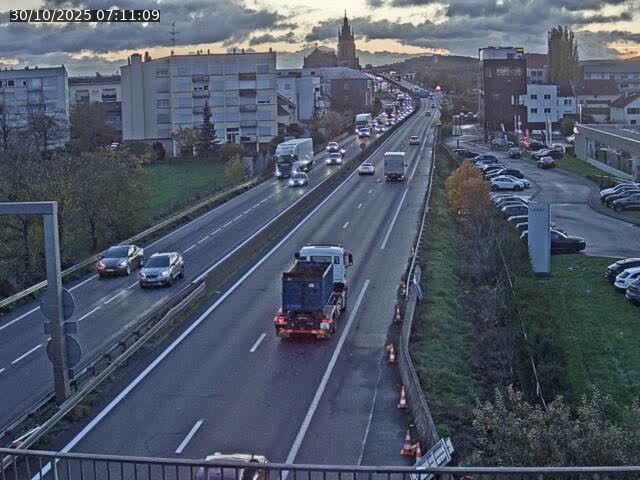 Caméra autoroute France - A31, Thionville direction Metz