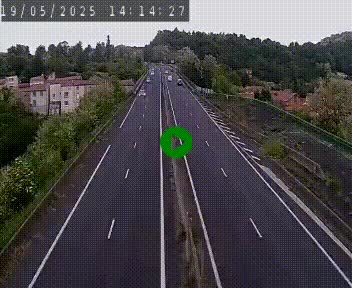 Caméra autoroute A75 à hauteur de Coudes, en direction de Clermont-Ferrand
