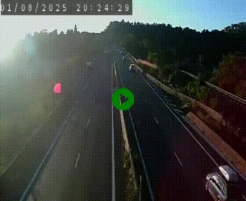Caméra autoroute A75 à hauteur de Coudes, en direction de Clermont-Ferrand