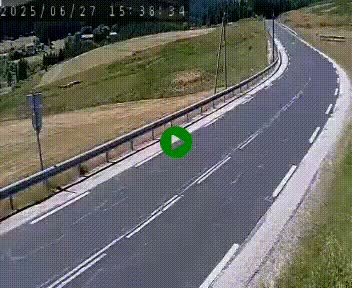 Webcam routière au niveau du col de la Chavade en Ardèche, sur la N102 à 1266 mètres d'altitude