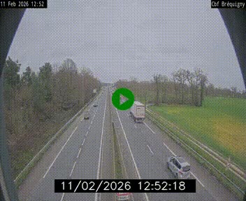 Webcam sur le périphérique de Rennes (N136) à hauteur du quartier Bréquigny, au sud de la ville