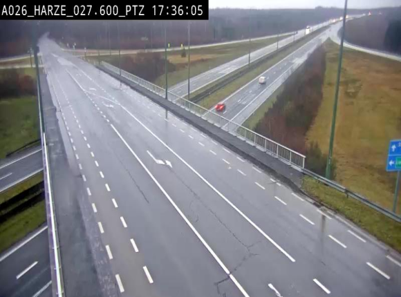 Caméra autoroute Belgique - Sougné-Remouchamps,E25 direction Luxembourg