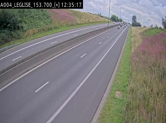 Webcam autoroute E411 à hauteur de Léglise, en direction de Luxembourg