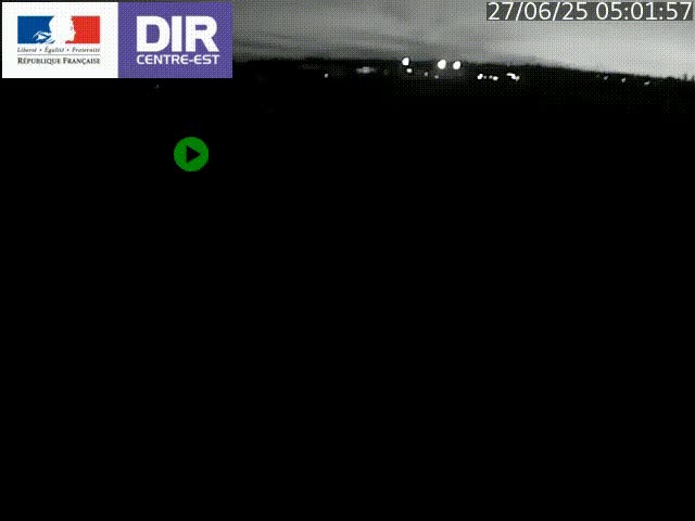 Webcam sur le contournement de Valence, sur la Nationale 7, caméra orientée vers Lyon
