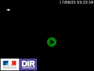 Webcam au niveau du col de Bois Clair à hauteur de Cluny sur la N79. Vue orientée vers Mâcon