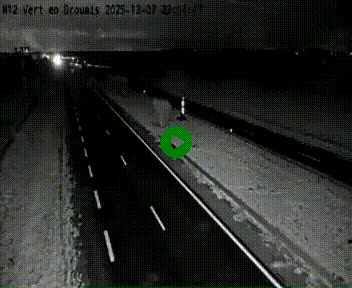 Webcam à hauteur de Vert-en-Drouais sur la N12, en périphérie de Dreux. Vue orientée vers Alençon