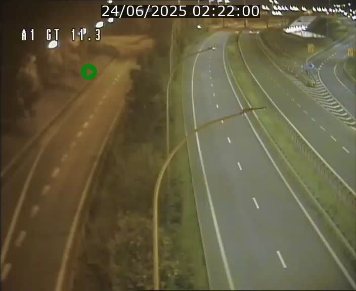 Traffic live webcam Luxembourg Senningerberg - A1 direction Allemagne - BK 11.3