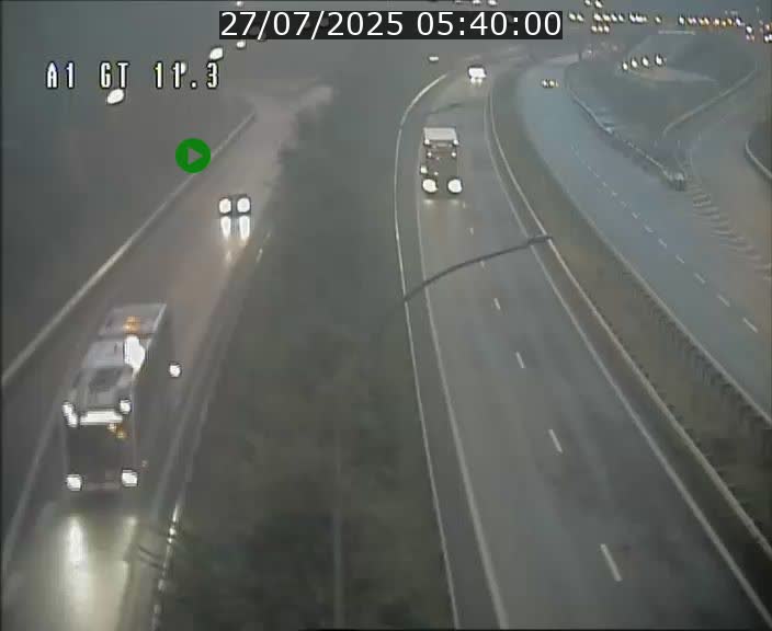 Traffic live webcam Luxembourg Senningerberg - A1 direction Allemagne - BK 11.3
