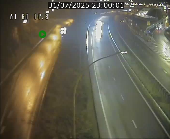 Traffic live webcam Luxembourg Senningerberg - A1 direction Allemagne - BK 11.3