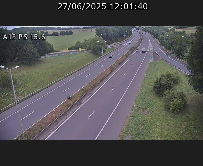 Traffic live webcam Luxembourg Kayl - A13 direction Dudelange - BK 15.6