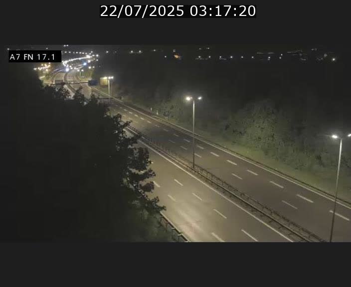 Caméra trafic Luxembourg - A7, Merscherbierg direction Mersch