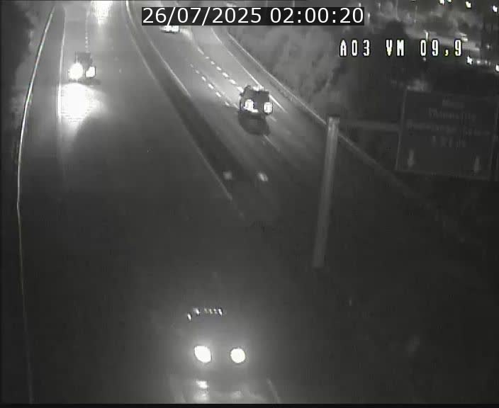 Webcam Autoroute à la Croix de Bettembourg - A3 - BK 9.9 - direction France