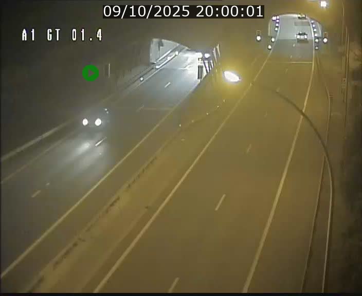 Traffic live webcam Luxembourg Hesperange - A1 direction Kirchberg - BK 1.4