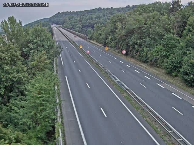 Caméra autoroute France - A30, Hayange direction Metz