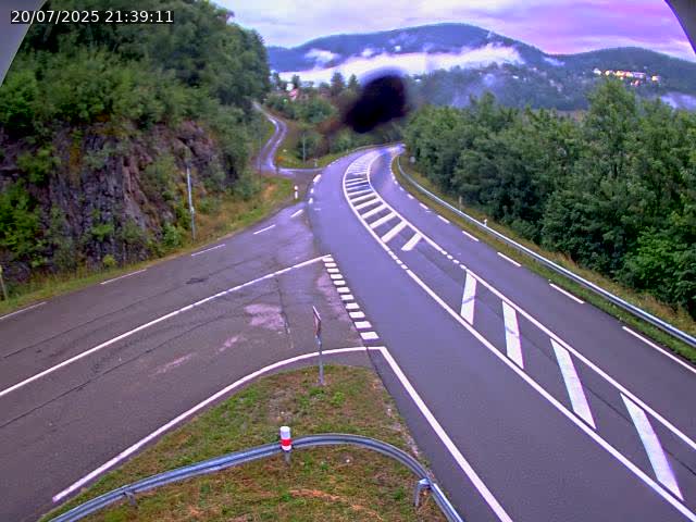 Caméra autoroute France - N66, col du Bussang direction Remiremont