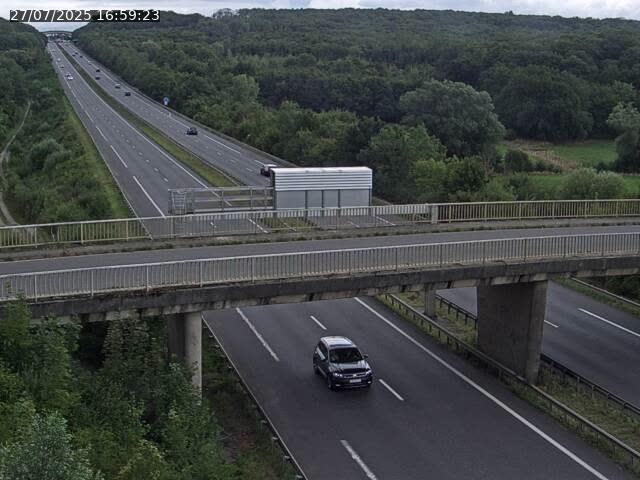Caméra autoroute France - A31, Zoufftgen direction Luxembourg-ville, à la frontière entre la France et le Luxembourg