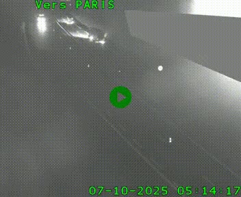 Caméra routière sur l'autoroute A20 à Saint-Pardoux-l'Ortigier, à la jonction avec l'A89. Vue orientée vers Paris