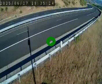 Caméra autoroutière France - A75, Engayresque, entre Millau et Séverac-le-Chateau, en direction de Montpellier