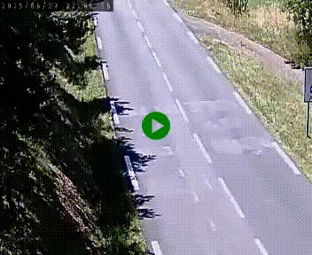 Caméra routière France - N102, au niveau du col de Montmirat à Saint-Etienne-du-Valdonnez à 1039 mètres d'altitude