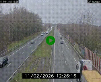 Webcam sur le périphérique de Rennes (N136) à hauteur de Maurepas, au nord de la ville