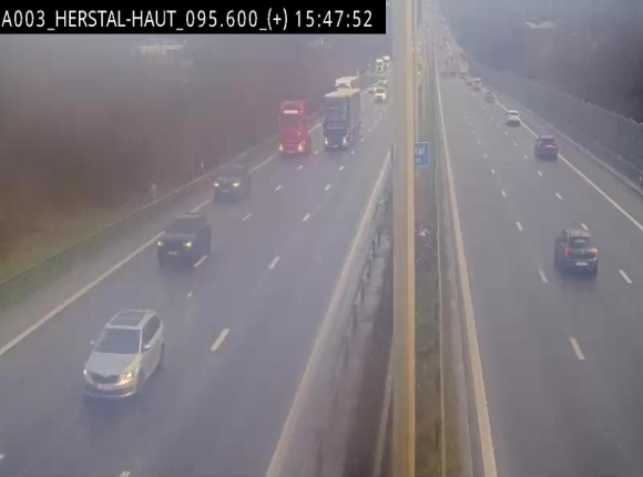 Webcam autoroute Belgique - Herstal - E40 direction Aix-la-Chapelle - BK 97