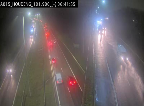 Webcam autoroute Belgique - Houdeng-Goegnies - Jonction E19/E42 direction Tournai/Mons - BK 101.85