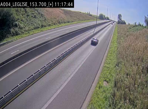 Webcam autoroute E411 à hauteur de Léglise, en direction de Luxembourg