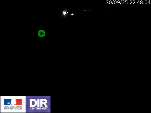 Webcam sur le contournement de Valence, sur la Nationale 7, à la jonction avec la N532, caméra orientée vers Grenoble