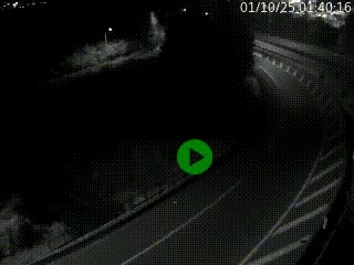 Caméra autoroute à la jonction entre l'A7 et la D301 (Boulevard urbain Sud de Lyon) à Feyzin, au sud de Lyon. Vue orientée vers Mions