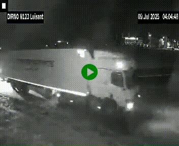 Webcam en périphérie de Chartres sur la N123, à hauteur de Luisant. Vue orientée vers Chartres