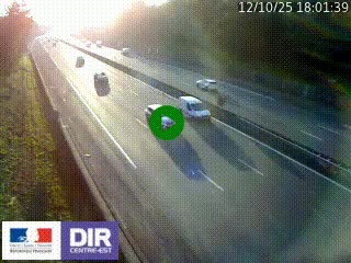 Webcam routière à Saint-Etienne-Terrenoire sur la RN88 avant la jonction entre l'A72 et le Boulevard Périphérique de Saint-Etienne