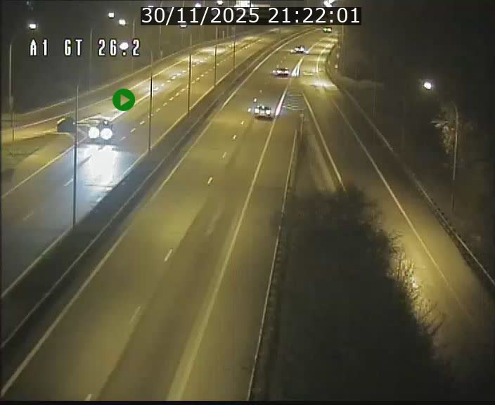 Traffic live webcam Luxembourg Grevenmacher - A1 direction Allemagne - BK 26.2