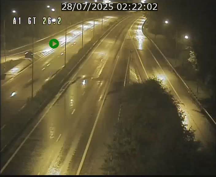 Traffic live webcam Luxembourg Grevenmacher - A1 direction Allemagne - BK 26.2