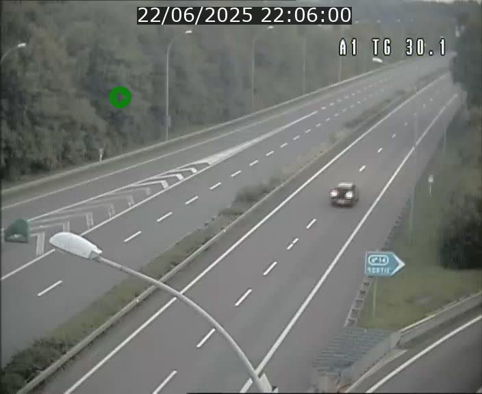 Traffic live webcam Luxembourg Grevenmacher - A1 direction Luxembourg - BK 30.1