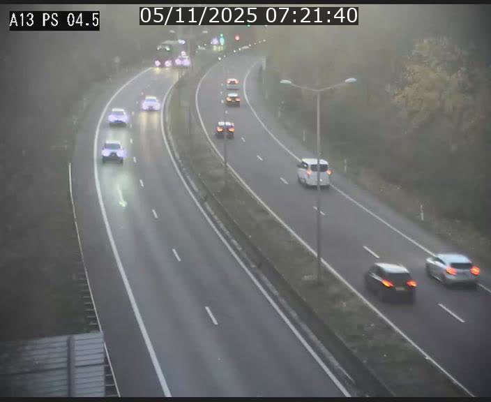 Traffic live webcam Luxembourg Differdange - A13 direction Esch-sur-Alzette - BK 4.5