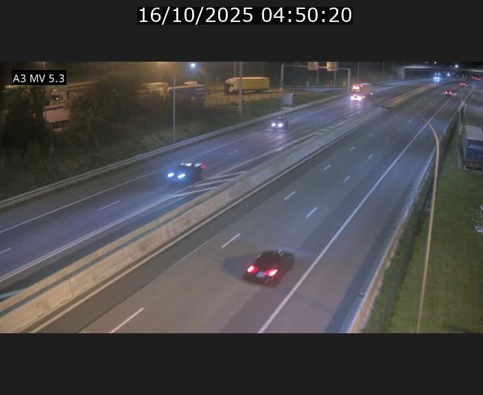 Webcam à l'Aire de Berchem au Luxembourg sur l'A3. Vue orientée vers la France